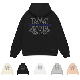 Amiri trendy simple and versatile hoodie-5014