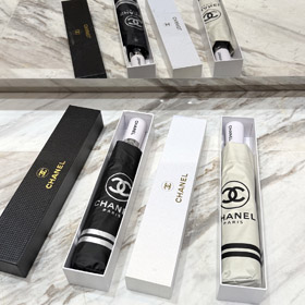 Chanel Simple Style Fully Automatic UV-Blocking Sun Umbrella-6497  